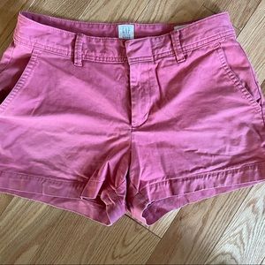 Salmon pink City shorts by Gap Factory